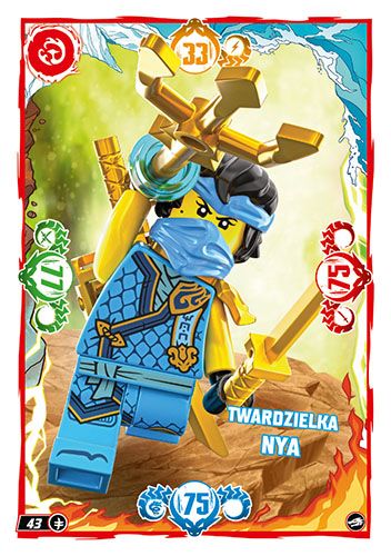 LEGO® NINJAGO® TCG10 - Nr 43: Twardzielka Nya