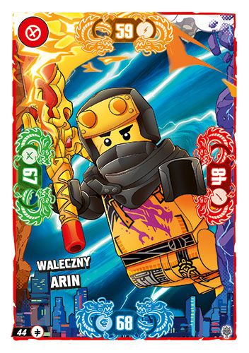 LEGO® NINJAGO® TCG11 - Nr 44: Waleczny Arin