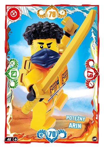 LEGO® NINJAGO® TCG10 - Nr 46: Potężny Arin