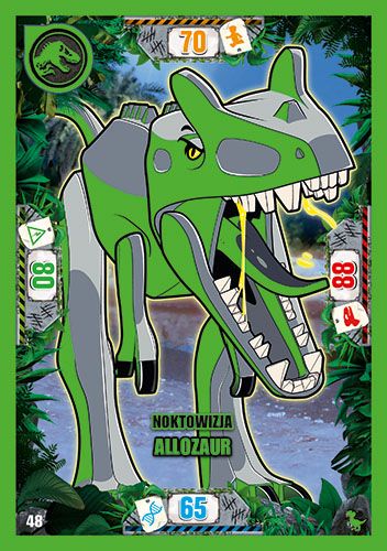 LEGO® Jurassic World™ - Nr 48: Noktowizja allozaur