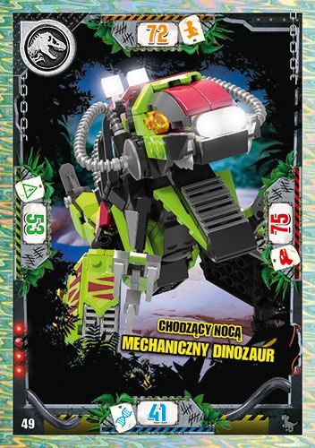 LEGO® Jurassic World™ - Nr 49: Chodzący nocą mechaniczny dinozaur