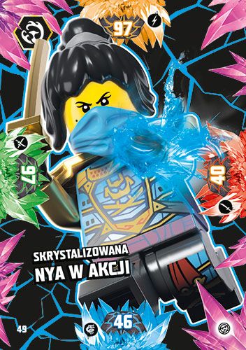 LEGO® NINJAGO® TCG8 - Nr 49: Skrystalizowana Nya w akcji