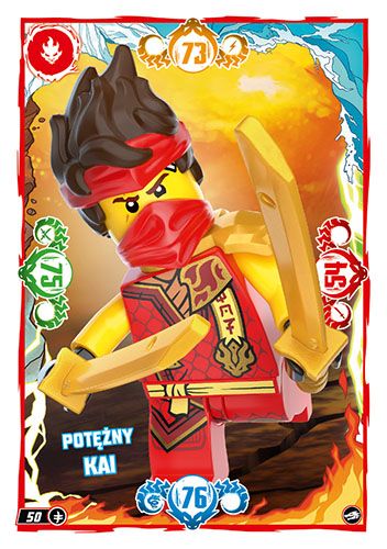 LEGO® NINJAGO® TCG10 - Nr 50: Potężny Kai