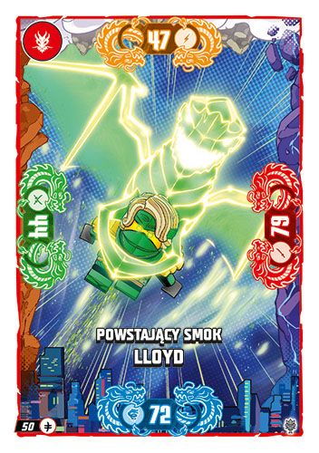 LEGO® NINJAGO® TCG11 - Nr 50: Powstający Smok Lloyd