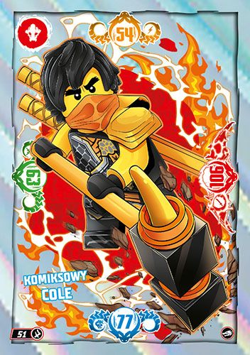 LEGO® NINJAGO® TCG10 - Nr 51: Komiksowy Cole