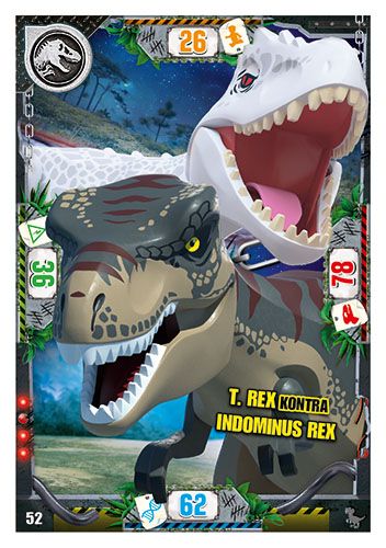 LEGO® Jurassic World™ - Nr 52: T. rex kontra Indominus rex