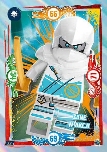 LEGO® NINJAGO® TCG9 - Nr 53: Zane w akcji