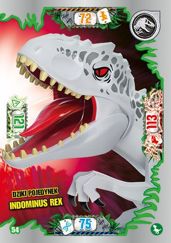 LEGO® Jurassic World™ - Nr 54: Dziki pojedynek Indominus rex