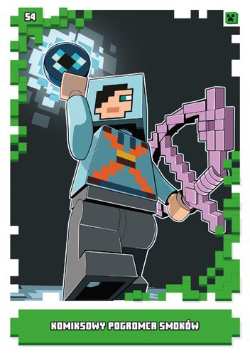 LEGO® Minecraft™ - Nr54: Komiksowy pogromca smoków