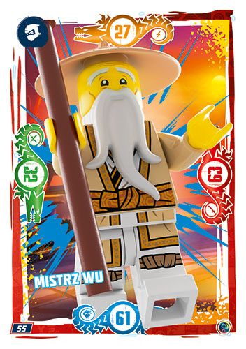LEGO® NINJAGO® TCG9 - Nr 55: Mistrz Wu