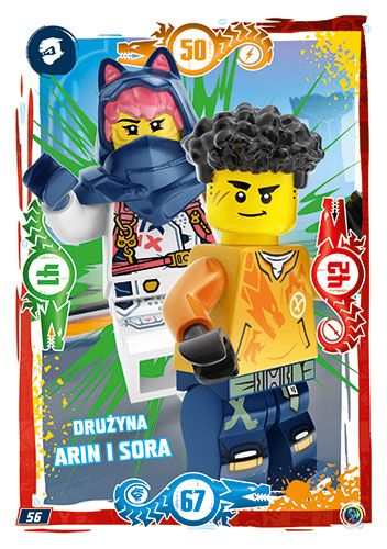 LEGO® NINJAGO® TCG9 - Nr 56: Drużyna Arin i Sora