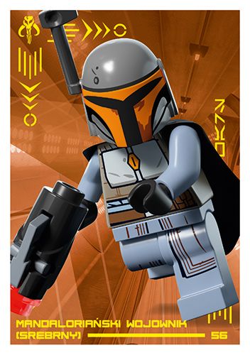 LEGO® Star Wars® TCC4 - Nr 56: Mandaloriański wojownik (srebrny)