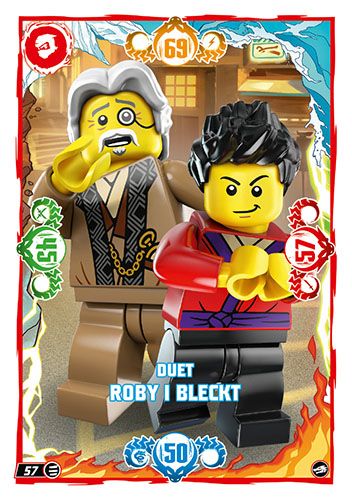 LEGO® NINJAGO® TCG10 - Nr 57: Duet Roby i Bleckt