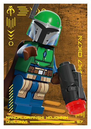 LEGO® Star Wars® TCC4 - Nr 57: Mandaloriański wojownik (zielony)