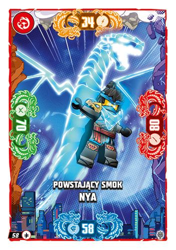 LEGO® NINJAGO® TCG11 - Nr 58: Powstający Smok Nya