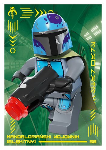 LEGO® Star Wars® TCC4 - Nr 58: Mandaloriański wojownik (błękitny)