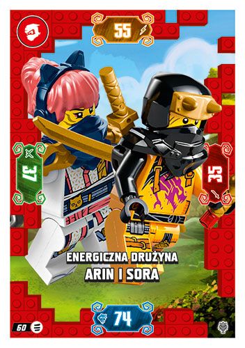 LEGO® NINJAGO® TCG11 - Nr 60: Energiczna drużyna Arin i Sora