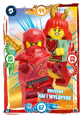 LEGO® NINJAGO® TCG9 - Nr 60: Drużyna Kai i Wyldfyre
