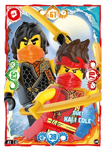 LEGO® NINJAGO® TCG10 - Nr 61: Duet Kai i Cole
