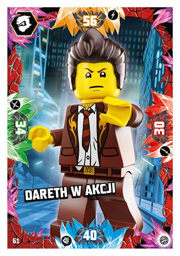 LEGO® NINJAGO® TCG8 - Nr 61: Dareth w akcji