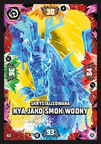LEGO® NINJAGO® TCG8 - Nr 62: Skrystalizowana Nya jako smok wodny