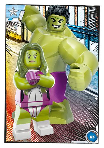 LEGO® MARVEL Avengers TCC - Nr 63: Duet She-Hulk i Hulk