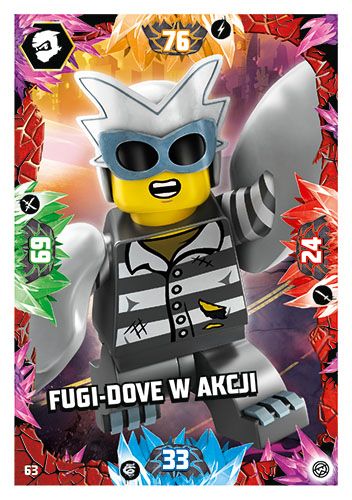 LEGO® NINJAGO® TCG8 - Nr 63: Fugi-Dove w akcji
