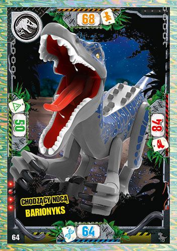 LEGO® Jurassic World™ - Nr 64: Chodzący nocą barionyks