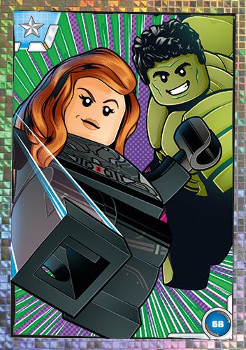 LEGO® MARVEL Avengers TCC - Nr 68: Komiksowy duet Czarna Wdowa i Hulk