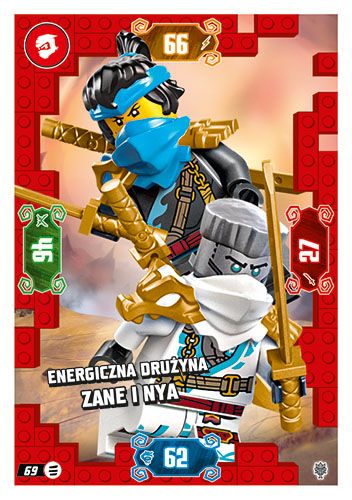LEGO® NINJAGO® TCG11 - Nr 69: Energiczna drużyna Zane i Nya
