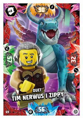 LEGO® NINJAGO® TCG8 - Nr 69: Duet Tim Nerwus i Zippy