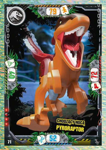 LEGO® Jurassic World™ - Nr 71: Chodzący nocą pyroraptor