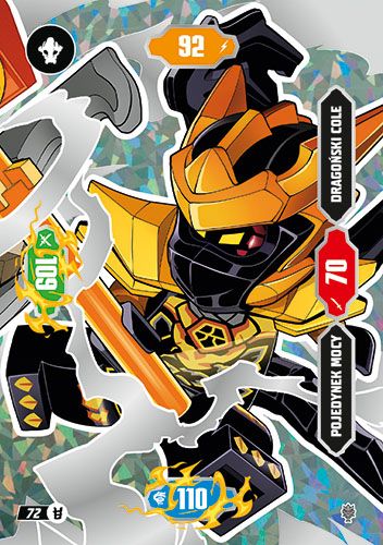 LEGO® NINJAGO® TCG11 - Nr 72: Pojedynek Mocy dragoński Cole