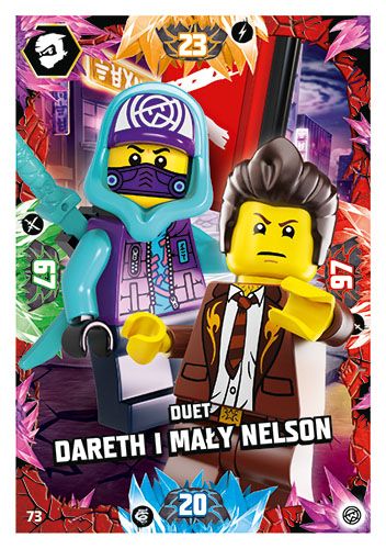 LEGO® NINJAGO® TCG8 - Nr 73: Duet Dareth i mały Nelson