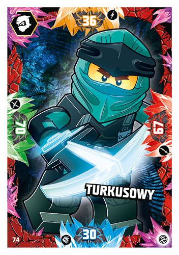 LEGO® NINJAGO® TCG8 - Nr 74: Turkusowy