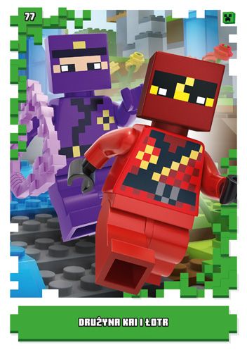 LEGO® Minecraft™ - Nr77: Drużyna Kai i łotr