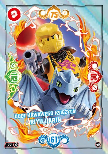 LEGO® NINJAGO® TCG10 - Nr 77: Duet Krwawego Księżyca Riyu i Arin