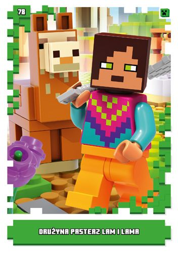 LEGO® Minecraft™ - Nr78: Drużyna pasterz lam i lama