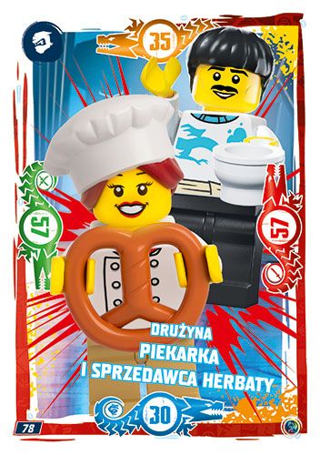 LEGO® NINJAGO® TCG9 - Nr 78: Drużyna piekarka i sprzedawca herbaty