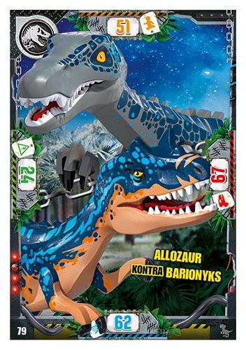 LEGO® Jurassic World™ - Nr 79: Allozaur kontra barionyks