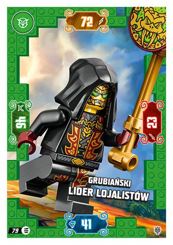 LEGO® NINJAGO® TCG11 - Nr 79: Grubiański lider lojalistów