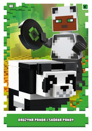 LEGO® Minecraft™ - Nr80: Drużyna panda i skórka pandy