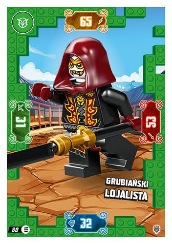 LEGO® NINJAGO® TCG11 - Nr 80: Grubiański lojalista