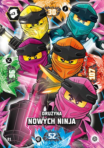 LEGO® NINJAGO® TCG8 - Nr 81: Drużyna nowych ninja
