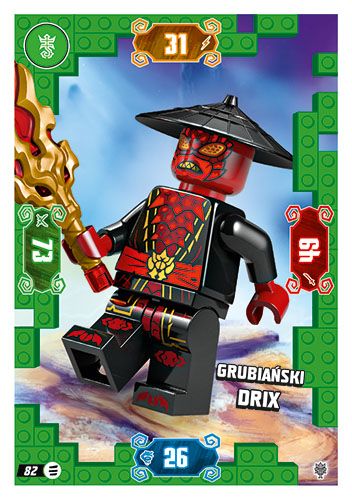 LEGO® NINJAGO® TCG11 - Nr 82: Grubiański Drix