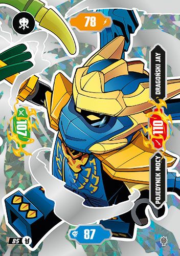LEGO® NINJAGO® TCG11 - Nr 85: Pojedynek Mocy dragoński Jay