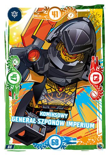 LEGO® NINJAGO® TCG9 - Nr 88: Komiksowy generał Szponów imperium
