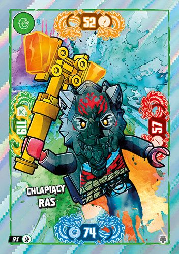 LEGO® NINJAGO® TCG11 - Nr 91: Chlapiący Ras
