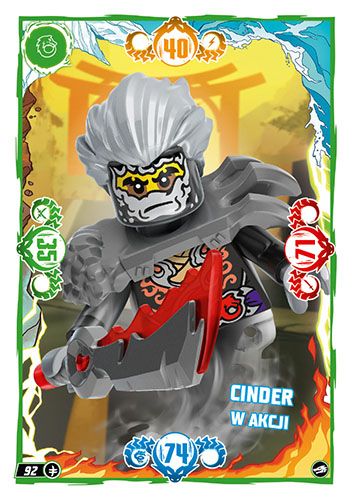 LEGO® NINJAGO® TCG10 - Nr 92: Cinder w akcji