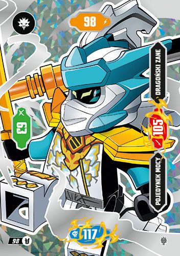 LEGO® NINJAGO® TCG11 - Nr 98: Pojedynek Mocy dragoński Zane